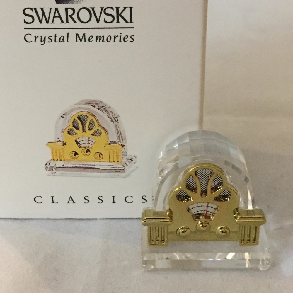 Swarovski Vintage Radio 1998 NIB Crystal Memories
